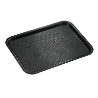 Fast Food Tray 14" X 10" Black