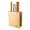 Katana Saya Olivewood 6 Piece Knife Block Set