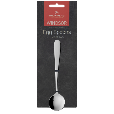 Windsor 18/0 Carded 2 Egg Spoons