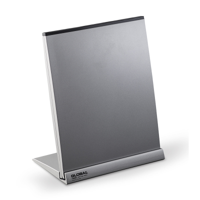 Global Small Alluminium Knife Pad Stand (For up to 3 Knives)