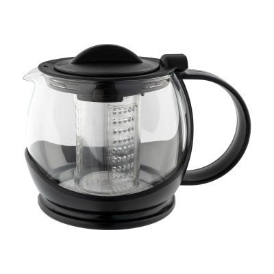 Cafe Ole Shut Off Infuser Teapot 1.2L Black