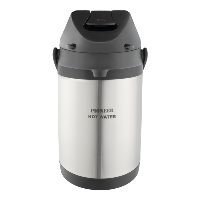 Pioneer Airpot with Lever Pump 3L Hot Water Label
