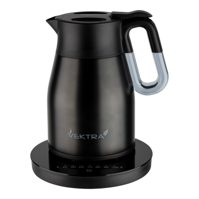 Vektra Series 4 Vacuum Temperature Control Kettle 1.5L Black