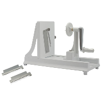 Benriner Turning Slicer Spiraliser with 3 Interchangeable Blades White