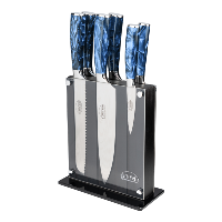 RF Sunrise 7 Piece Knife Block Set Sapphire Blue