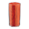 Clear Acrylic Knife Block,Red Fibres