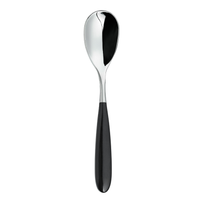 Yin & Yang 2 Coffee Spoons Black