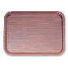Mahogany Wood Tray 14"X 11