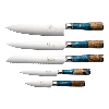 Katana Elements 6 Piece Knife Block Set Ocean Blue