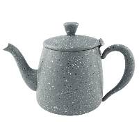 Premium Teapot 18oz Grey Granite