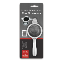 S/S Tea Strainer + Drip Bowl, Carded