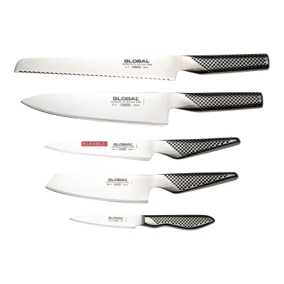 Global 5 Piece Knife Set (G-2, 9, GS-5, 11, 38)