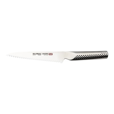 Global Ukon Utility Knife 15cm Scalloped