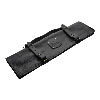 9 POCKET BLACK LEATHER KNIFE CASE, Global 9 Pocket Black Leather Knife Case
