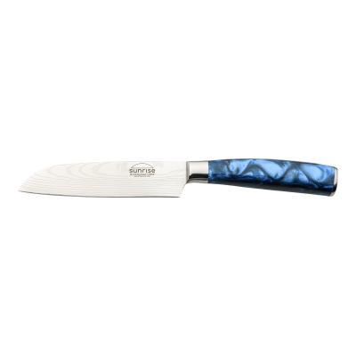 RF Sunrise Santoku Knife 12cm Sapphire Blue