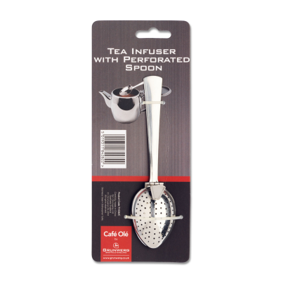 Tea Infuser Perforated Spoon, Carded