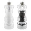 G Mill 6600 2 Piece Clear Acryllic Salt & Pepper Mill Set 11cm