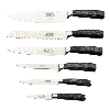 RF Sunrise 7 Piece Knife Block Set Jet Black