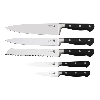 RF Sharp'N Rubberwood Self Sharpening Knife Block with 5 Knives