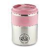 Out For Lunch Vacuum Lunch Box Double Compartment S/S & Pink