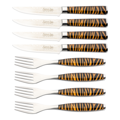 Katana Tiger 8 Piece Steak Knife & Fork Set