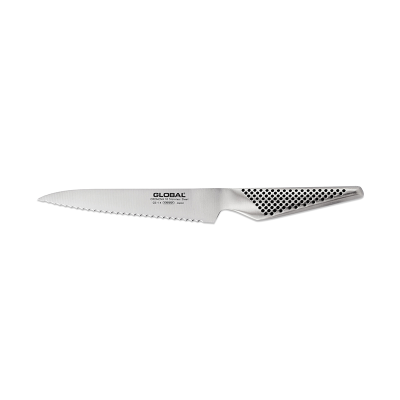 Global Scalloped Utility Knife 15cm Blade