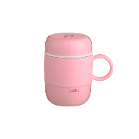 Drink Pod Mug Flask with Handle 280ml  Pink