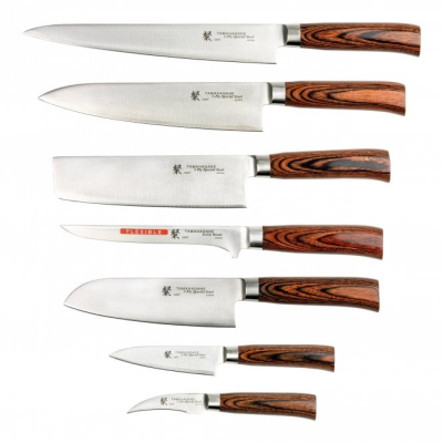 Tamahagane San 8 Piece Chef's Set with Case