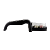 Global Ceramic Pull Through Sharpener Black Handle White Dots