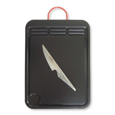 Cutting Board 14X10 Blk Metal Handls