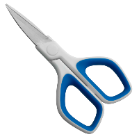 RF Craft Scissors 13.5cm White & Blue