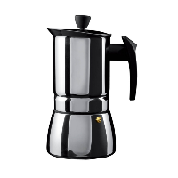 S/S Espresso Maker (Induction Friendly) 4 Cup