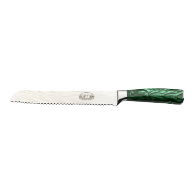 RF Sunrise Bread Knife 20cm Emerald Green