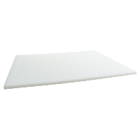 Plastic High Density Cutting Board 45x30x1cm White