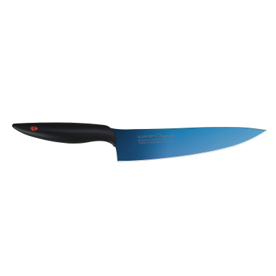 Kasumi Titanium Chef's Knife 20cm Blue