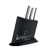 Global 4Pce MRJ Knife Block Set Black/Red