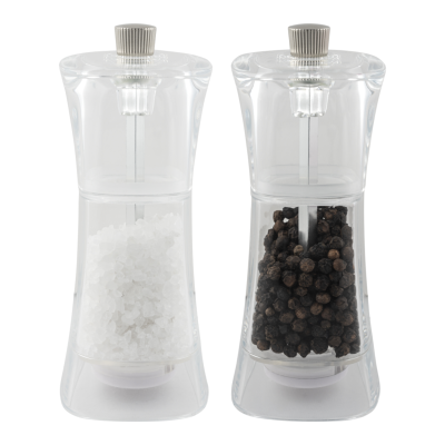 G Mill 9174 2 Piece Acryllic Pepper & Salt Mill 13cm
