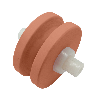 Minosharp Spare Wheel For SH-550 Medium