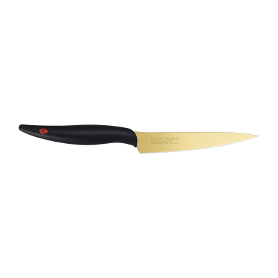 Kasumi Titanium Utility Knife 12cm Gold