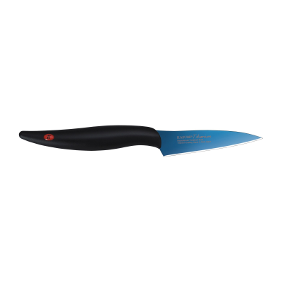 Kasumi Titanium Paring Knife 8cm Blue