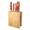 Katana Elements 6 Piece Knife Block Set Volcanic Red