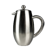 BFD 8 Cup Double Wall Cafetiere Red Satin