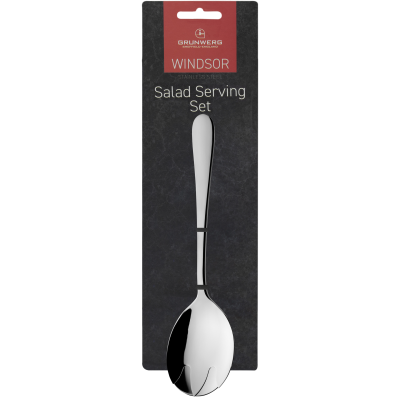 Windsor 18/0 Carded 2 Piece Salad Set