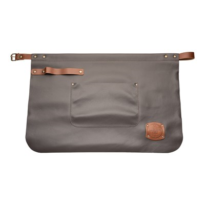 RF Leather Waist Apron Black with Brown Straps