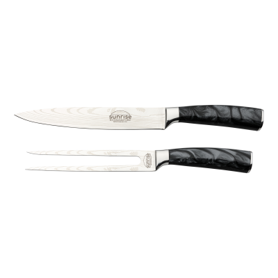 RF Sunrise 2 Piece Carving Set Jet Black