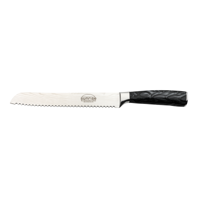 RF Sunrise Bread Knife 20cm Jet Black