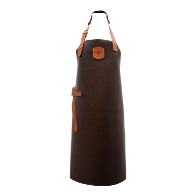 RF Leather Chef's Apron Black & Brown Straps
