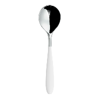 Yin & Yang 2 Soup Spoons White