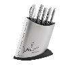 Global 6Pce MRJ Knife Block Set S/S