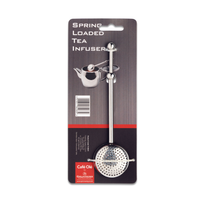 S/S Tea Infuser Spring Loaded